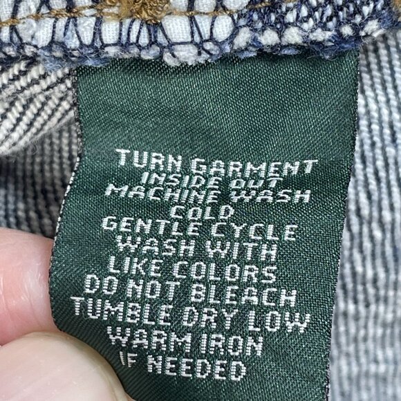 LRL Lauren Jean Co Womens Size 12 Classic Mid Calf High Rise Blue Jeans 33x21 - Picture 11 of 12